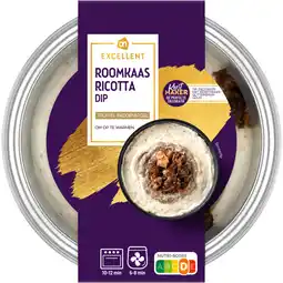 Albert Heijn AH Excellent Warme roomkaas ricotta truffel aanbieding