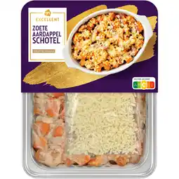 Albert Heijn AH Excellent Zoete aardappelschotel truffelsmaak aanbieding