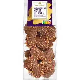 Albert Heijn AH Excellent Ambachtelijke kerststerren melkchocolade aanbieding