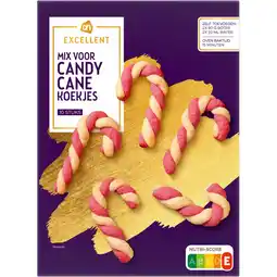 Albert Heijn AH Excellent Mix voor candy cane koekjes aanbieding