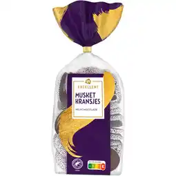 Albert Heijn AH Excellent Musket kransjes melkchocolade aanbieding