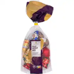 Albert Heijn AH Excellent Holle kerstmix melkchocolade aanbieding