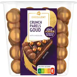 Albert Heijn AH Excellent Crunch parels goud aanbieding