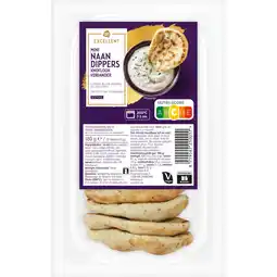 Albert Heijn AH Excellent Mini naan dippers knoflook koriander aanbieding