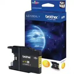 Amazon Brother LC1280XLY Super High Yield Toner - Geel aanbieding
