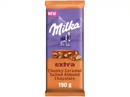 Hoogvliet Milka Extra salted almond caramel aanbieding
