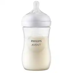 Kruidvat Philips Avent Natural Response SCY903/01 1m+ Babyfles met Natuurlijke Zuigreflex Flesspeen aanbieding