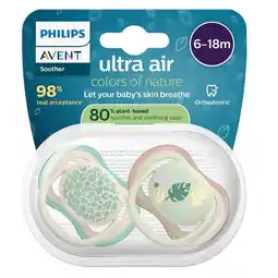 Kruidvat Philips Avent Soother Air 6-18M SCF087/17 fopspeen aanbieding