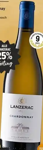 Gall & Gall Lanzerac Chardonnay 75CL aanbieding