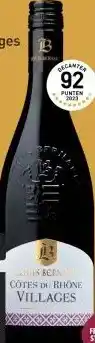 Gall & Gall Louis Bernard Côtes du Rhône-Villages 75CL aanbieding