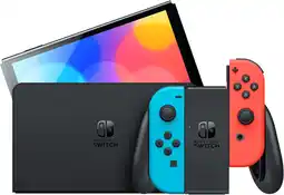 Coolblue Nintendo Switch OLED Blauw Rood aanbieding
