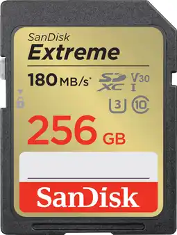 Coolblue SanDisk SDXC Extreme 256GB 130MB/s aanbieding