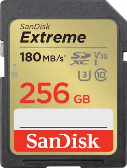 Coolblue SanDisk SDXC Extreme 256GB 130MB/s aanbieding