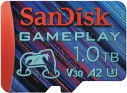 Coolblue SanDisk MicroSDXC Gameplay 1TB 130MB/s aanbieding