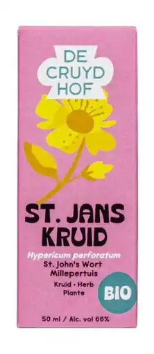 De Online Drogist Cruydhof Sint Janskruid Hypericum perforatum Bio Druppels aanbieding