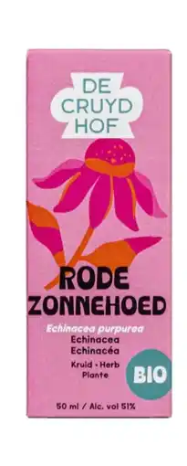 De Online Drogist Cruydhof Rode Zonnehoed Echinacea Purpurea Bio Druppels aanbieding