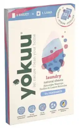 De Online Drogist Yokuu Laundry Natuurlijke Wasstrips aanbieding