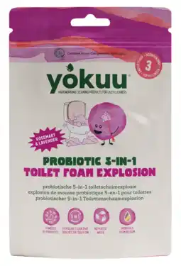 De Online Drogist Yokuu Probiotic Toilet Foam Explosion Rosemary & Lavender aanbieding