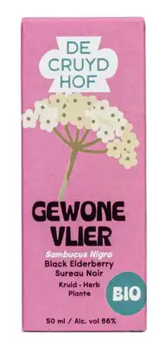 De Online Drogist Cruydhof Vlierbloesem Sambucus Nigra Bio Druppels aanbieding