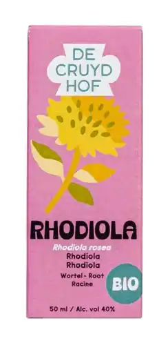 De Online Drogist Cruydhof Rozenwortel Rhodiola Rosea Bio Druppels aanbieding