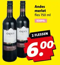 Boni Andes merlot aanbieding
