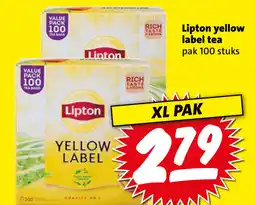 Boni Lipton yellow label tea aanbieding