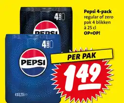 Boni Pepsi 4-pack aanbieding