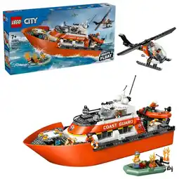 Intertoys LEGO City kustwacht reddingsboot met helikopter 60504 aanbieding