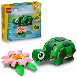 Intertoys LEGO Creator 3-in-1 schildpad met waterlelie 31377 aanbieding