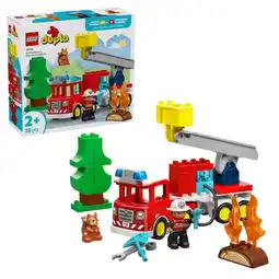 Intertoys LEGO DUPLO brandweertruck met slang en brandweerman 10473 aanbieding