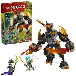 Intertoys LEGO NINJAGO Cole's missiemecha en draak Zane 71854 aanbieding