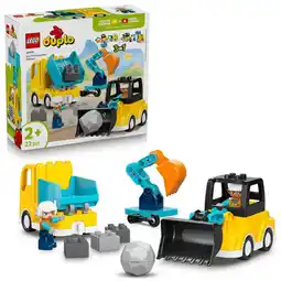 Intertoys LEGO DUPLO 3-in-1 bouwvoertuigen 10475 aanbieding