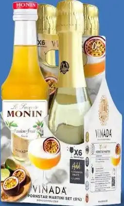 Gall & Gall Vinada Pornstar Martini Set 4X250CL aanbieding