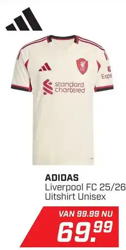 Daka Sport Adidas Liverpool FC 25/26 Uitshirt Unisex aanbieding