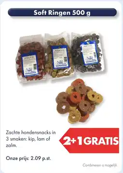Huisdier Voordeelshop Soft Ringen 500 g aanbieding