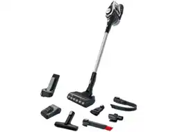 MediaMarkt Bosch Draadloze Steelstofzuiger Bss82sil1 Steelstofzuiger Incl. Kruimelzuiger Grijs aanbieding