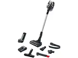 MediaMarkt Bosch Draadloze Steelstofzuiger Bss82sil1 Steelstofzuiger Incl. Kruimelzuiger Grijs aanbieding
