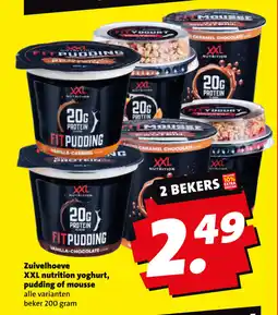 Boni Zuivelhoeve XXL nutrition yoghurt, pudding of mousse aanbieding