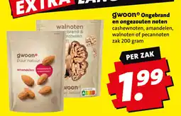 Boni Gwoon Ongebrand en ongezouten noten aanbieding
