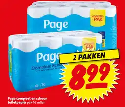 Boni Page compleet en schoon toiletpapier aanbieding