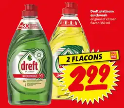 Boni Dreft platinum quickwash aanbieding