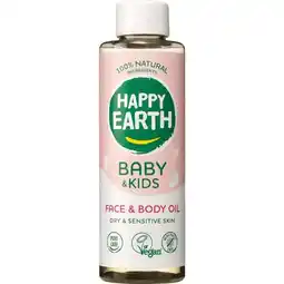 Etos Happy Earth Gezicht & Lichaam Olie Baby & Kids aanbieding