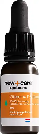 Etos New Care Vitamine D3 Druppels 10mcg Plantaardig 10 ML aanbieding
