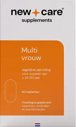 Etos New Care Multi Vrouw Dagelijkse Aanvulling 60 stuks aanbieding