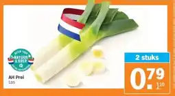 Albert Heijn AH Prei aanbieding