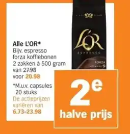 Albert Heijn Alle L'OR* aanbieding
