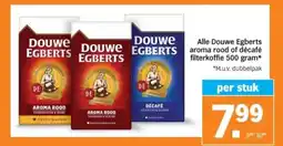 Albert Heijn Douwe egberts aroma rood of décafé aanbieding