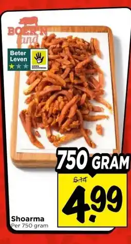 Vomar Voordeelmarkt Shoarma aanbieding