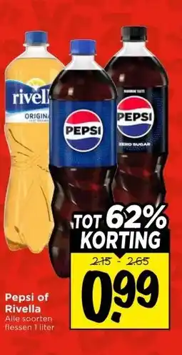 Vomar Voordeelmarkt Pepsi of Rivella aanbieding