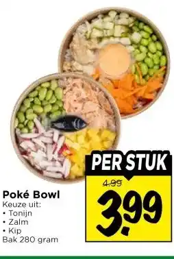 Vomar Voordeelmarkt Poké Bowl aanbieding